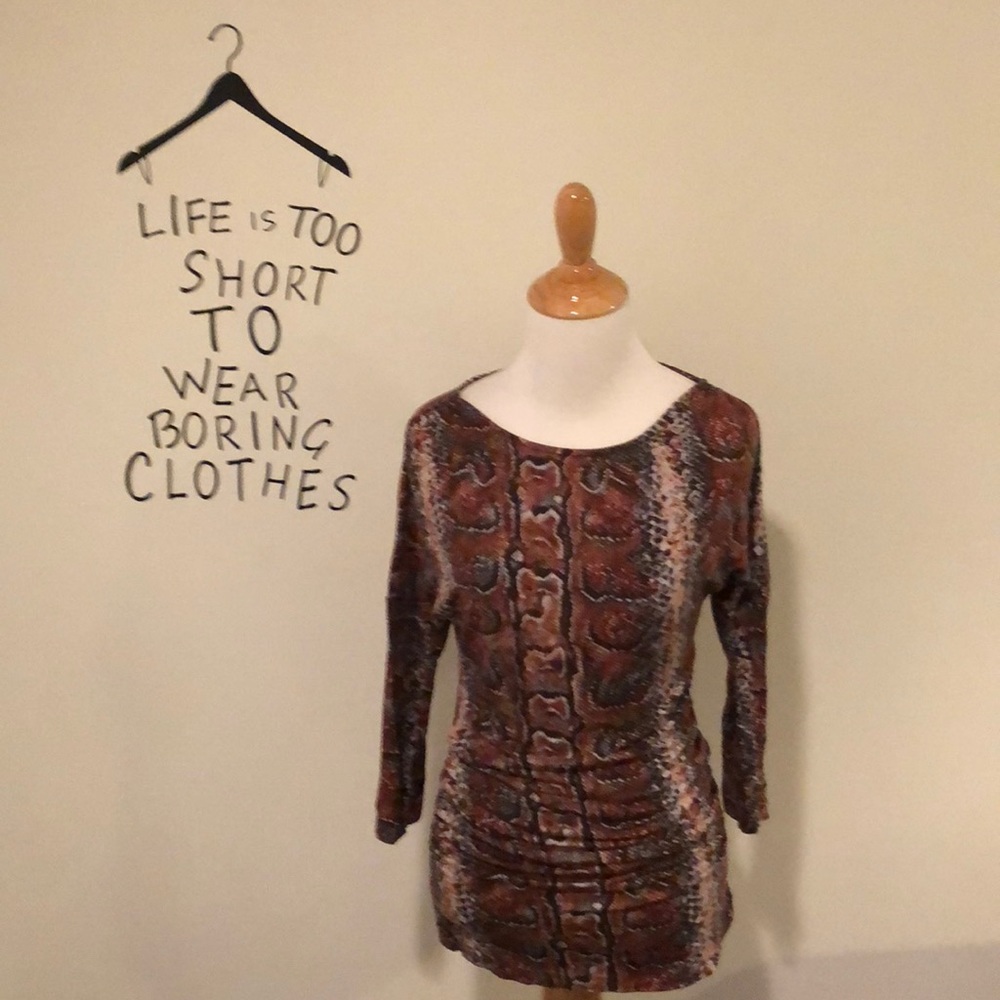 G By Giuliana Rancic Snake Shirt
